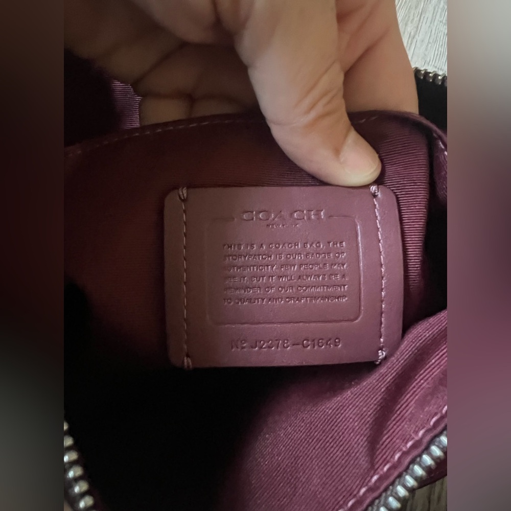 Coach Ellie File Bag In Signature Canvas - Picture 12 of 16